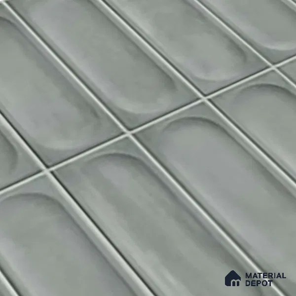 Highlighter Wall Tile TL 06540 D Lorient Aqua 2 ft x 1 ft Ceramic Matte Finish - 8 mm | Suitable for Living Room, Kitchen & Bathroom (Sample)