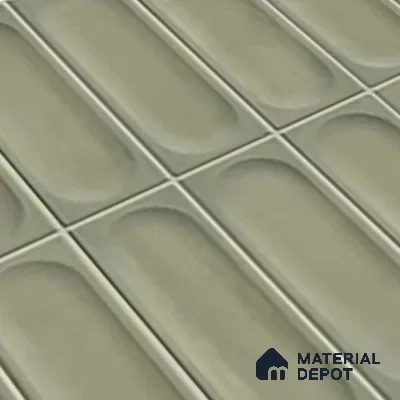 Highlighter Wall Tile TL 06540 E Lorient Green 2 ft x 1 ft Ceramic Matte Finish - 8 mm | Suitable for Living Room, Kitchen & Bathroom (Sample)