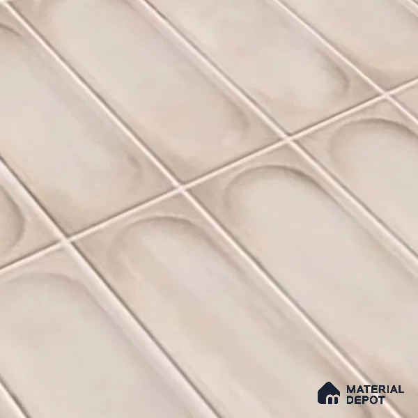 Highlighter Wall Tile TL 06540 F Lorient Gris 2 ft x 1 ft Ceramic Matte Finish - 8 mm | Suitable for Living Room, Kitchen & Bathroom (Sample)