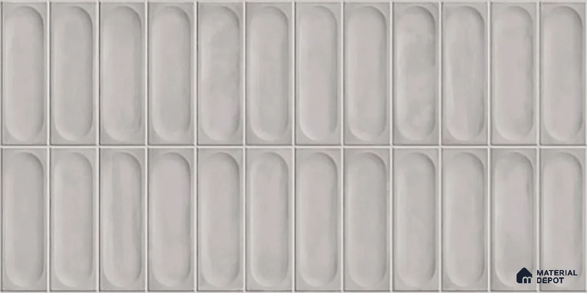 Highlighter Wall Tile TL 06540 G Lorient Grey 2 ft x 1 ft Ceramic Glossy Finish - 8 mm | Suitable for Living Room, Kitchen & Bathroom (Sample)