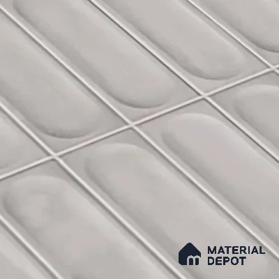 Highlighter Wall Tile TL 06540 G Lorient Grey 2 ft x 1 ft Ceramic Glossy Finish - 8 mm | Suitable for Living Room, Kitchen & Bathroom (Sample)