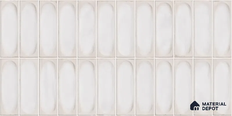 Highlighter Wall Tile TL 06540 H Lorient Blanco 2 ft x 1 ft Ceramic Glossy Finish - 8 mm | Suitable for Living Room, Kitchen & Bathroom (Sample)