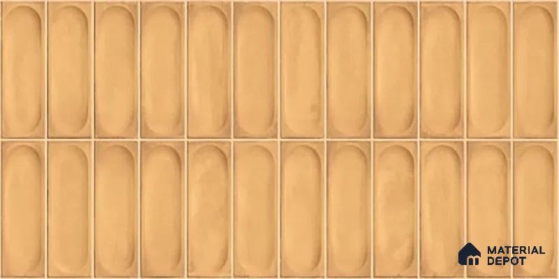 Highlighter Wall Tile TL 06540 Lorient Orange 2 ft x 1 ft Ceramic Matte Finish - 8 mm | Suitable for Living Room, Kitchen & Bathroom (Sample)
