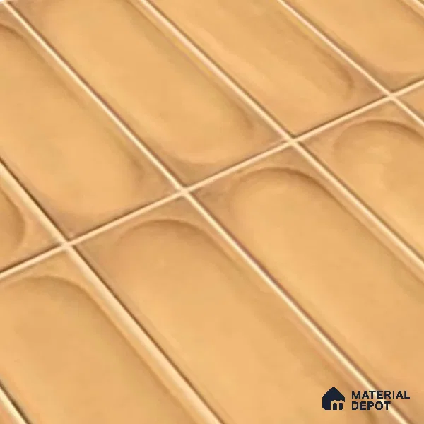Highlighter Wall Tile TL 06540 Lorient Orange 2 ft x 1 ft Ceramic Matte Finish - 8 mm | Suitable for Living Room, Kitchen & Bathroom (Sample)