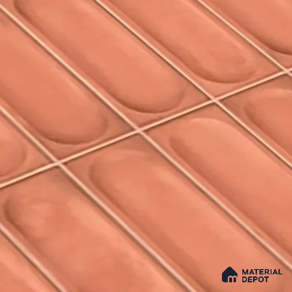 Faux Subway Wall Tile TL 06540 R Lorient Fenta 2 ft x 1 ft Ceramic Glossy Finish - 8 mm | Suitable For Kitchen, Bathroom, Dining Area