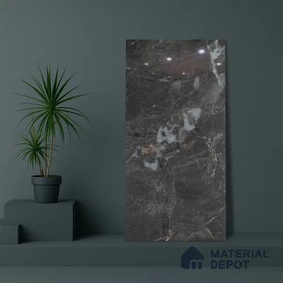 Endless Marble Floor & Wall Tile | TL 01079 Snow White | 4 ft x 2 ft Glossy Finish Vitrified Tile - 9 mm | Suitable For Living Room, Bedroom, Dining Area