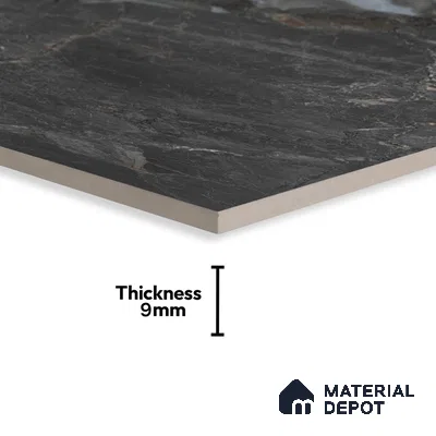 Endless Marble Floor & Wall Tile | TL 01079 Snow White | 4 ft x 2 ft Glossy Finish Vitrified Tile - 9 mm | Suitable For Living Room, Bedroom, Dining Area