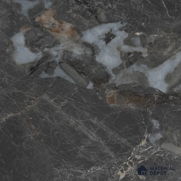 Endless Marble Floor & Wall Tile | TL 01079 Snow White | 4 ft x 2 ft Glossy Finish Vitrified Tile - 9 mm | Suitable For Living Room, Bedroom, Dining Area