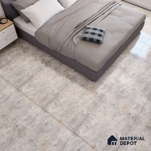 Marble Wall & Floor Tile | TL 01006 Orienta Blue | 4 ft x 2 ft Glossy Finish Vitrified Tile - 9 mm | Suitable For Living Room, Bedroom, Bathroom | Random Designs