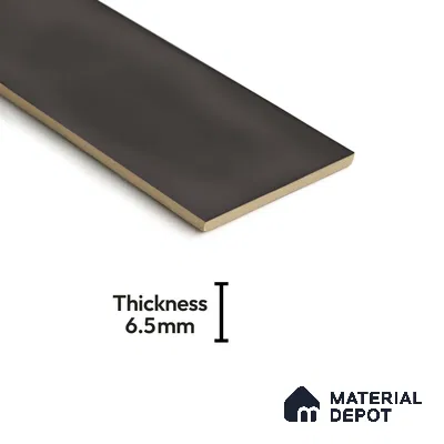 Subway Wall Tile TL 04826 AA Encanto Burnt Gris Brown 12 x 3 inch Ceramic Glossy Finish - 6.5 mm | Suitable for Highlighter Walls, Foyer, Bathroom, Kitchen Wall & Backsplashes (Sample)
