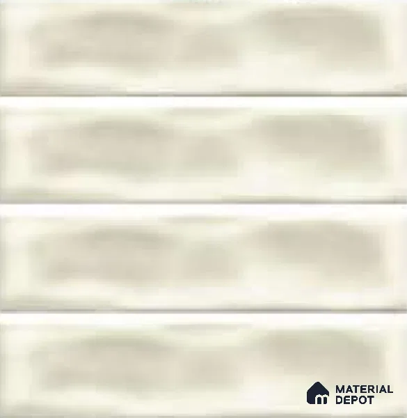 Subway Wall Tile TL 04826 AC Encanto Shade 1 Oxford Ivory 12 x 3 inch Ceramic Glossy Finish - 6.5 mm | Suitable for Highlighter Walls, Foyer, Bathroom, Kitchen Wall & Backsplashes