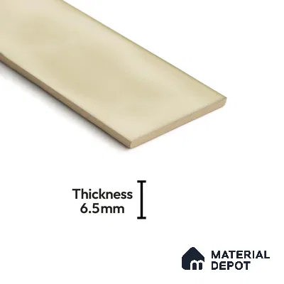 Subway Wall Tile TL 04826 AC Encanto Shade 1 Oxford Ivory 12 x 3 inch Ceramic Glossy Finish - 6.5 mm | Suitable for Highlighter Walls, Foyer, Bathroom, Kitchen Wall & Backsplashes