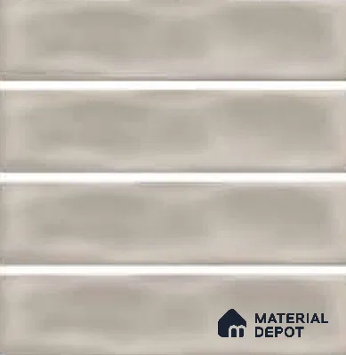 Subway Wall Tile TL 04826 AD Encanto Nimbus Silver 12 x 3 inch Ceramic Glossy Finish - 6.5 mm | Suitable for Highlighter Walls, Foyer, Bathroom, Kitchen Wall & Backsplashes (Sample)