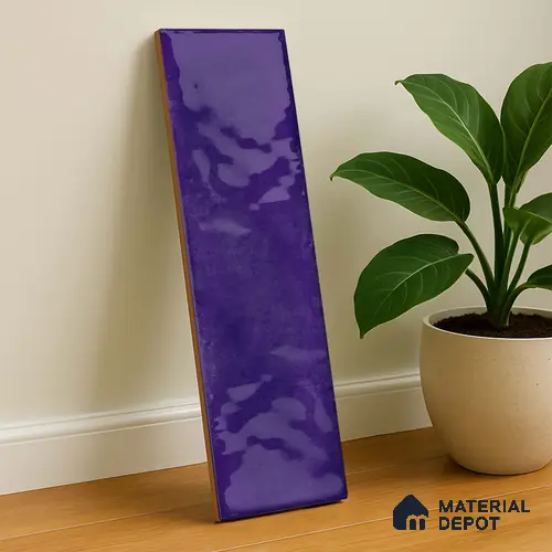 Subway Wall Tile TL 04826 AE Encanto Shade 5 Iradiant Sky 12 x 3 inch Ceramic Glossy Finish - 6.5 mm | Suitable for Highlighter Walls, Foyer, Bathroom, Kitchen Wall & Backsplashes