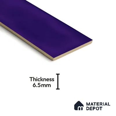 Subway Wall Tile TL 04826 AE Encanto Shade 5 Iradiant Sky 12 x 3 inch Ceramic Glossy Finish - 6.5 mm | Suitable for Highlighter Walls, Foyer, Bathroom, Kitchen Wall & Backsplashes