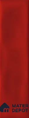 Subway Wall Tile TL 04826 AG Encanto Chilli Red 12 x 3 inch Ceramic Glossy Finish - 6.5 mm | Suitable for Highlighter Walls, Foyer, Bathroom, Kitchen Wall & Backsplashes