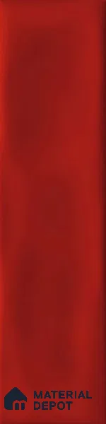 Subway Wall Tile TL 04826 AG Encanto Chilli Red 12 x 3 inch Ceramic Glossy Finish - 6.5 mm | Suitable for Highlighter Walls, Foyer, Bathroom, Kitchen Wall & Backsplashes