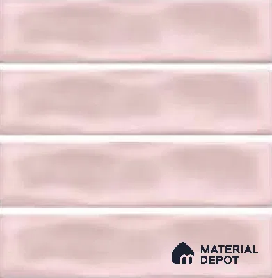 Subway Wall Tile TL 04826 AL Encanto Shade 2 Nexa Pink 12 x 3 inch Ceramic Glossy Finish - 6.5 mm | Suitable for Highlighter Walls, Foyer, Bathroom, Kitchen Wall & Backsplashes (Sample)