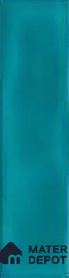 Subway Wall Tile TL 04826 AM Encanto Shade 4 Polsihed Blue 12 x 3 inch Ceramic Matte Finish - 6.5 mm | Suitable for Highlighter Walls, Foyer, Bathroom, Kitchen Wall & Backsplashes (Sample)