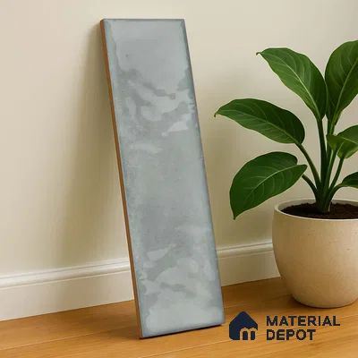 Subway Wall Tile TL 04826 B Encanto Shade 2 Tundra Grey 12 x 3 inch Ceramic Glossy Finish - 6.5 mm | Suitable for Highlighter Walls, Foyer, Bathroom, Kitchen Wall & Backsplashes