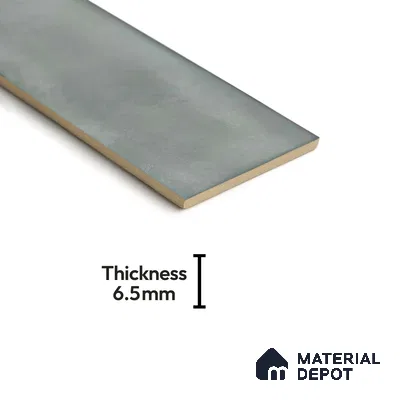 Subway Wall Tile TL 04826 B Encanto Shade 2 Tundra Grey 12 x 3 inch Ceramic Glossy Finish - 6.5 mm | Suitable for Highlighter Walls, Foyer, Bathroom, Kitchen Wall & Backsplashes