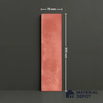 Subway Wall Tile TL 04826 F Encanto Shade 1 Bronze Brown 12 x 3 inch Ceramic Glossy Finish - 6.5 mm | Suitable for Highlighter Walls, Foyer, Bathroom, Kitchen Wall & Backsplashes