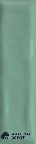 Subway Wall Tile TL 04826 G Encanto Vintage County Green 12 x 3 inch Ceramic Glossy Finish - 6.5 mm | Suitable for Highlighter Walls, Foyer, Bathroom, Kitchen Wall & Backsplashes (Sample)