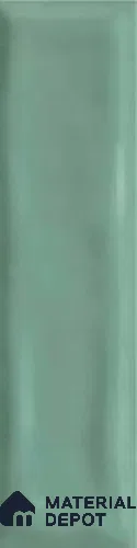 Subway Wall Tile TL 04826 G Encanto Vintage County Green 12 x 3 inch Ceramic Glossy Finish - 6.5 mm | Suitable for Highlighter Walls, Foyer, Bathroom, Kitchen Wall & Backsplashes