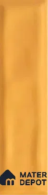Subway Wall Tile TL 04826 I Encanto Mustard Yellow 12 x 3 inch Ceramic Glossy Finish - 6.5 mm | Suitable for Highlighter Walls, Foyer, Bathroom, Kitchen Wall & Backsplashes (Sample)