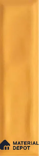Subway Wall Tile TL 04826 I Encanto Mustard Yellow 12 x 3 inch Ceramic Glossy Finish - 6.5 mm | Suitable for Highlighter Walls, Foyer, Bathroom, Kitchen Wall & Backsplashes