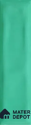 Subway Wall Tile TL 04826 K Encanto Shade 3 Turquoise Greenery 12 x 3 inch Ceramic Glossy Finish - 6.5 mm | Suitable for Highlighter Walls, Foyer, Bathroom, Kitchen Wall & Backsplashes (Sample)