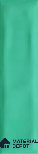 Subway Wall Tile TL 04826 K Encanto Shade 3 Turquoise Greenery 12 x 3 inch Ceramic Glossy Finish - 6.5 mm | Suitable for Highlighter Walls, Foyer, Bathroom, Kitchen Wall & Backsplashes