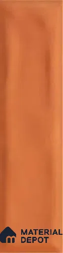 Subway Wall Tile TL 04826 L Encanto Shade 1 Emery Orange 12 x 3 inch Ceramic Glossy Finish - 6.5 mm | Suitable for Highlighter Walls, Foyer, Bathroom, Kitchen Wall & Backsplashes