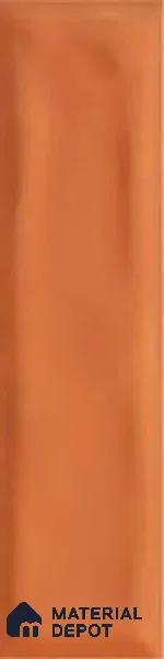 Subway Wall Tile TL 04826 L Encanto Shade 1 Emery Orange 12 x 3 inch Ceramic Glossy Finish - 6.5 mm | Suitable for Highlighter Walls, Foyer, Bathroom, Kitchen Wall & Backsplashes (Sample)