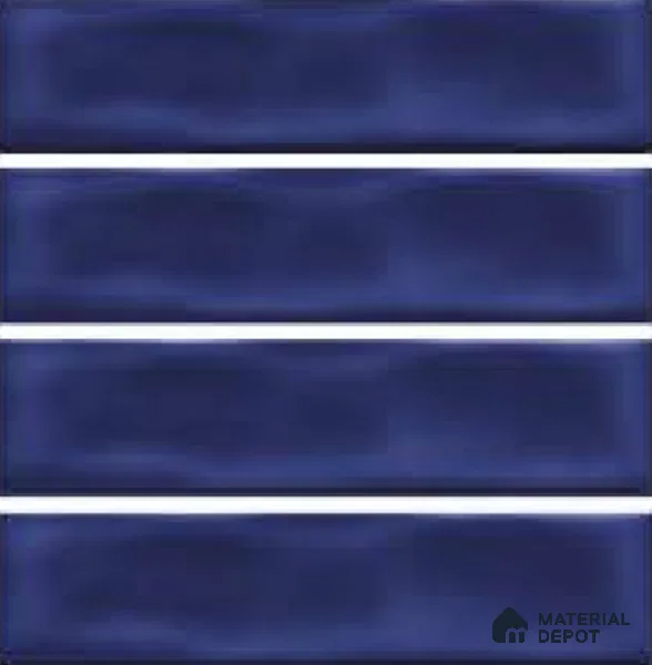 Subway Wall Tile TL 04826 P Encanto Azul Navia 12 x 3 inch Ceramic Matte Finish - 6.5 mm | Suitable for Highlighter Walls, Foyer, Bathroom, Kitchen Wall & Backsplashes