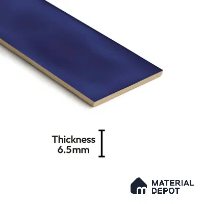 Subway Wall Tile TL 04826 P Encanto Azul Navia 12 x 3 inch Ceramic Matte Finish - 6.5 mm | Suitable for Highlighter Walls, Foyer, Bathroom, Kitchen Wall & Backsplashes
