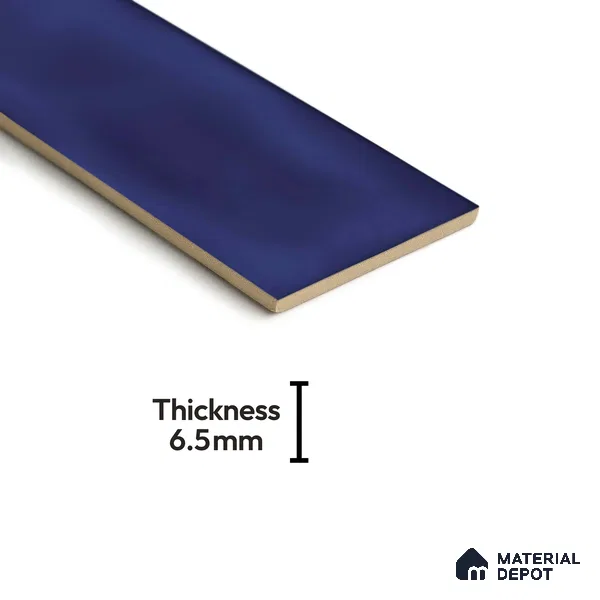 Subway Wall Tile TL 04826 P Encanto Azul Navia 12 x 3 inch Ceramic Matte Finish - 6.5 mm | Suitable for Highlighter Walls, Foyer, Bathroom, Kitchen Wall & Backsplashes