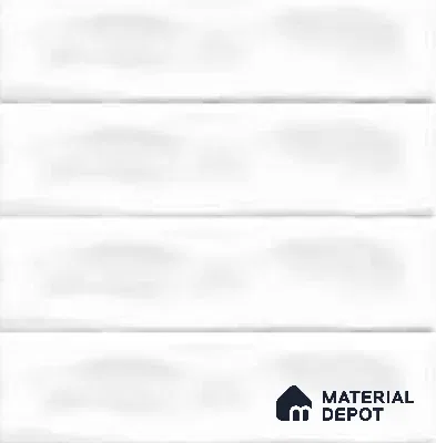 Subway Wall Tile TL 04826 R Encanto Oxford White 12 x 3 inch Ceramic Glossy Finish - 6.5 mm | Suitable for Highlighter Walls, Foyer, Bathroom, Kitchen Wall & Backsplashes (Sample)
