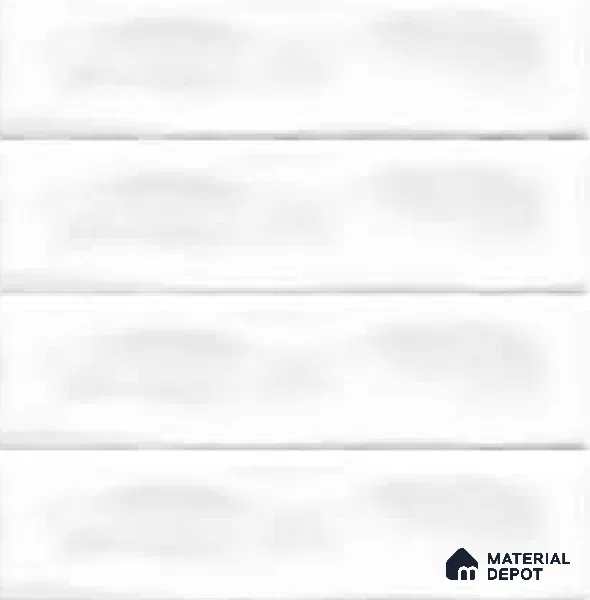 Subway Wall Tile TL 04826 R Encanto Oxford White 12 x 3 inch Ceramic Glossy Finish - 6.5 mm | Suitable for Highlighter Walls, Foyer, Bathroom, Kitchen Wall & Backsplashes (Sample)