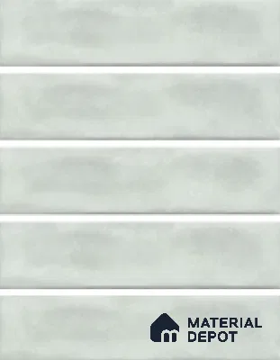 Subway Wall Tile TL 04826 Encanto Shade 1 Liz Green 12 x 3 inch Ceramic Glossy Finish - 6.5 mm | Suitable for Highlighter Walls, Foyer, Bathroom, Kitchen Wall & Backsplashes (Sample)
