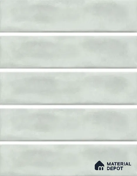 Subway Wall Tile TL 04826 Encanto Shade 1 Liz Green 12 x 3 inch Ceramic Glossy Finish - 6.5 mm | Suitable for Highlighter Walls, Foyer, Bathroom, Kitchen Wall & Backsplashes (Sample)