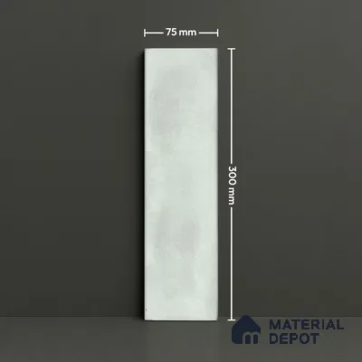 Subway Wall Tile TL 04826 Encanto Shade 1 Liz Green 12 x 3 inch Ceramic Glossy Finish - 6.5 mm | Suitable for Highlighter Walls, Foyer, Bathroom, Kitchen Wall & Backsplashes (Sample)