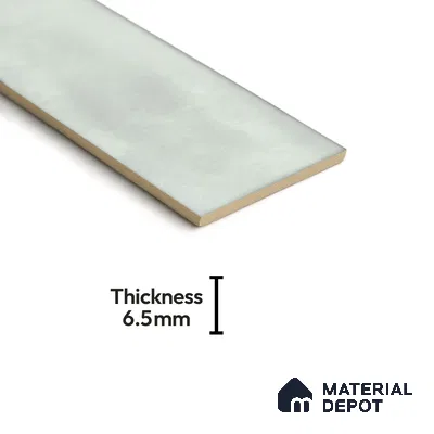Subway Wall Tile TL 04826 Encanto Shade 1 Liz Green 12 x 3 inch Ceramic Glossy Finish - 6.5 mm | Suitable for Highlighter Walls, Foyer, Bathroom, Kitchen Wall & Backsplashes (Sample)