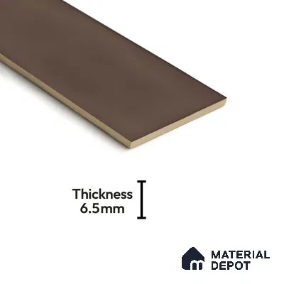 Subway Wall Tile TL 04826 T Encanto Shade 1 Tawny Umber 12 x 3 inch Ceramic Glossy Finish - 6.5 mm | Suitable for Highlighter Walls, Foyer, Bathroom, Kitchen Wall & Backsplashes
