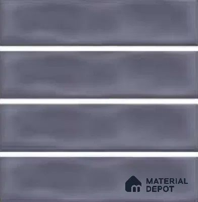 Subway Wall Tile TL 04826 V Encanto Shade 2 Black Abyss 12 x 3 inch Ceramic Glossy Finish - 6.5 mm | Suitable for Highlighter Walls, Foyer, Bathroom, Kitchen Wall & Backsplashes (Sample)