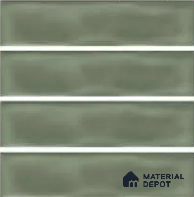 Subway Wall Tile TL 04826 W Encanto Shade 1 Emerald Isle 12 x 3 inch Ceramic Glossy Finish - 6.5 mm | Suitable for Highlighter Walls, Foyer, Bathroom, Kitchen Wall & Backsplashes