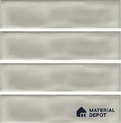 Subway Wall Tile TL 04826 X Encanto Shade 2 Glam Silver 12 x 3 inch Ceramic Glossy Finish - 6.5 mm | Suitable for Highlighter Walls, Foyer, Bathroom, Kitchen Wall & Backsplashes