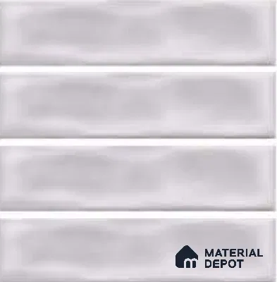 Subway Wall Tile TL 04826 Z Encanto Shade 4 Dove Knight 12 x 3 inch Ceramic Glossy Finish - 6.5 mm | Suitable for Highlighter Walls, Foyer, Bathroom, Kitchen Wall & Backsplashes (Sample)