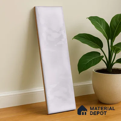 Subway Wall Tile TL 04826 Z Encanto Shade 4 Dove Knight 12 x 3 inch Ceramic Glossy Finish - 6.5 mm | Suitable for Highlighter Walls, Foyer, Bathroom, Kitchen Wall & Backsplashes (Sample)