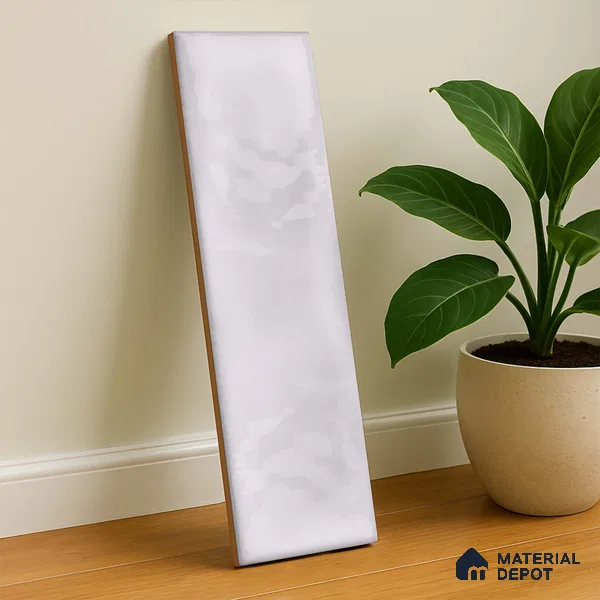 Subway Wall Tile TL 04826 Z Encanto Shade 4 Dove Knight 12 x 3 inch Ceramic Glossy Finish - 6.5 mm | Suitable for Highlighter Walls, Foyer, Bathroom, Kitchen Wall & Backsplashes (Sample)